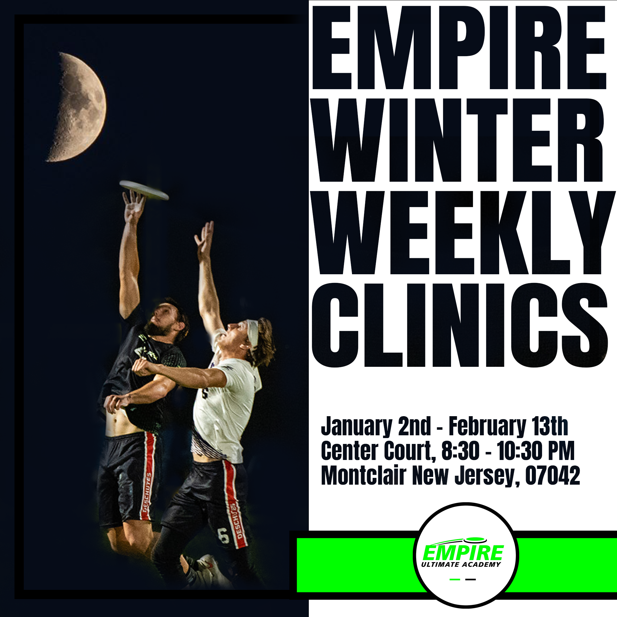 Winter Weekly Clinic - Montclair